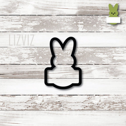 Plaque Cookie Cutter Bunny Cookie Cutter