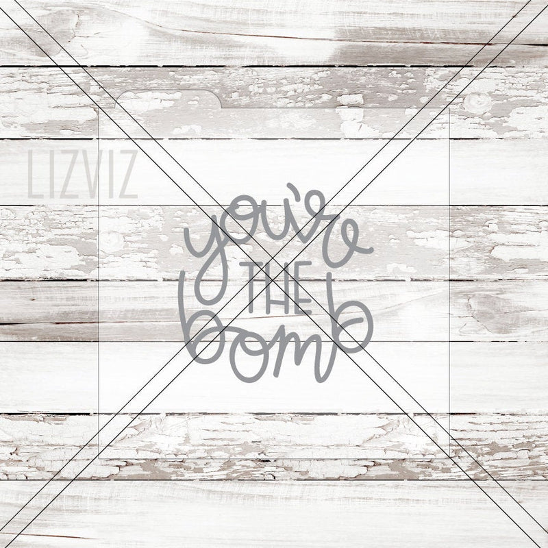 You're the Bomb Cookie Stencil.