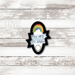 Safety Pin Cookie Cutter. Pride Cookie Cutter. LGBTQ+