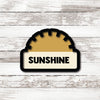 The Sunshine Plaque Cookie Cutter. Plaque Cookie Cutter