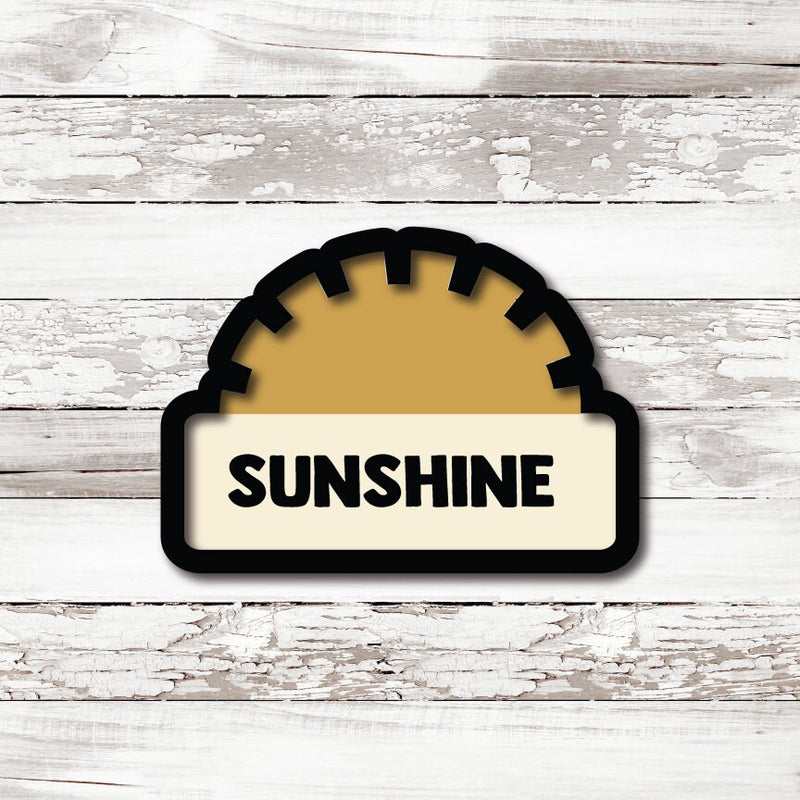 plaque cookie cutter sunshine