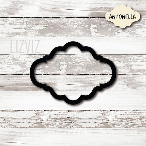plaque cookie cutter antonella