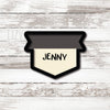 The Jenny Plaque Cookie Cutter. Plaque Cookie Cutter