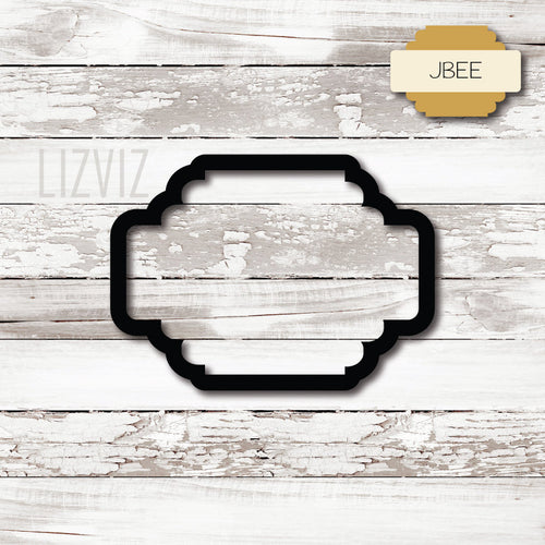 The JBee Plaque Cookie Cutter. Plaque Cookie Cutter