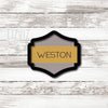 The Weston Plaque Cookie Cutter. Plaque Cookie Cutter