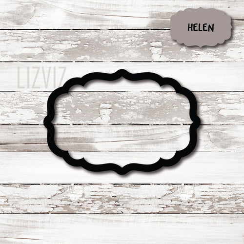 plaque cookie cutter helen