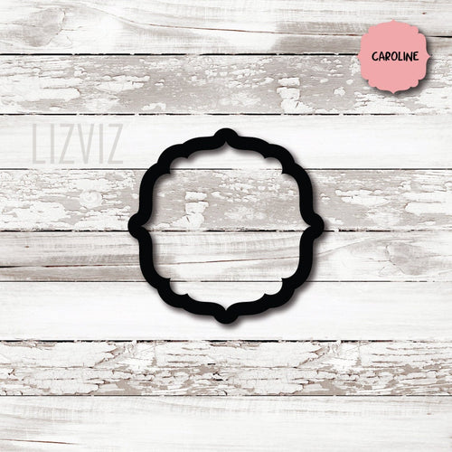 plaque cookie cutter caroline