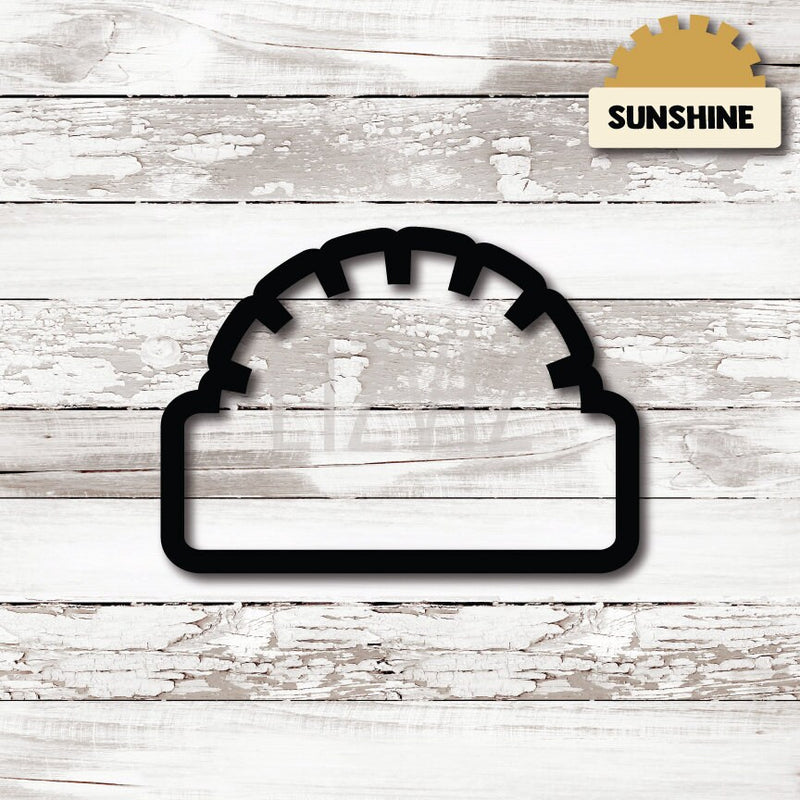 plaque cookie cutter sunshine