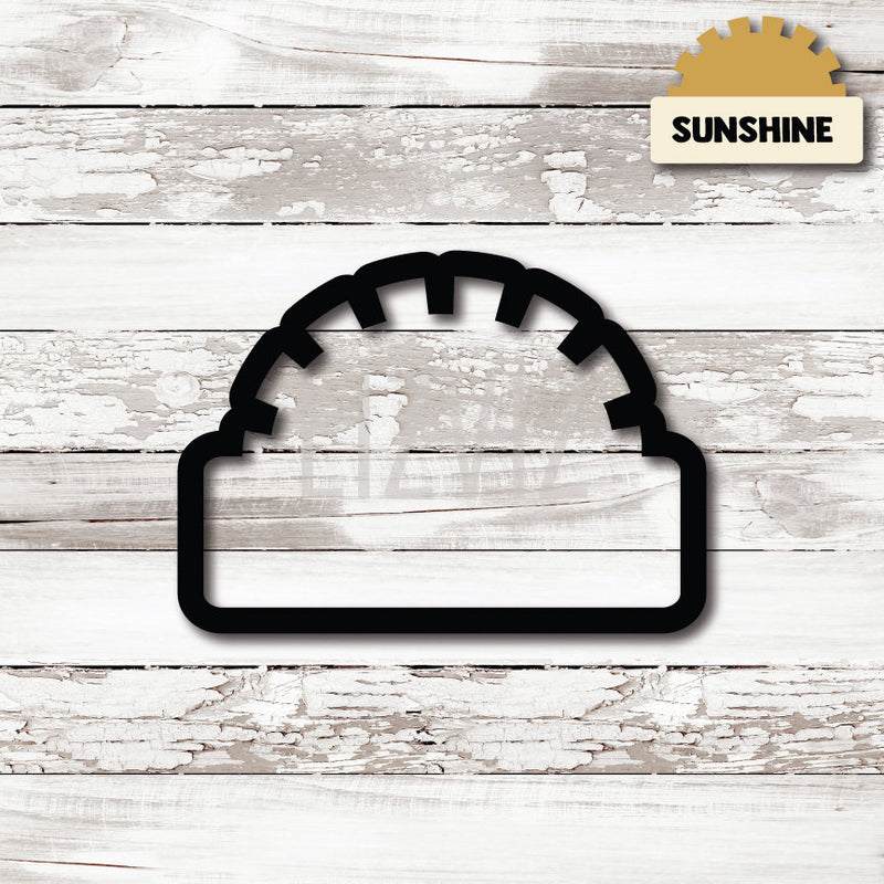 The Sunshine Plaque Cookie Cutter. Plaque Cookie Cutter