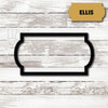 Plaque Cookie Cutter Ellis