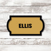 The Ellis Plaque Cookie Cutter. Plaque Cookie Cutter