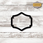 The Weston Plaque Cookie Cutter. Plaque Cookie Cutter