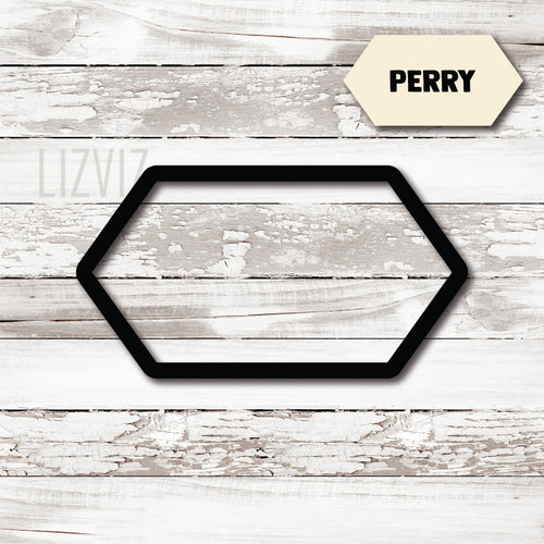 The Perry Plaque Cookie Cutter. Plaque Cookie Cutter