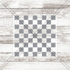 Checker Pattern Cookie Stencil. Larger Option.