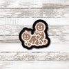 Gingerbread Doggy Style Cookie Cutter. Christmas Cookie Cutter.