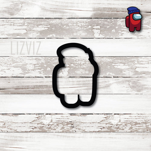Crewmate Cookie Cutter. Beanie. Hat. Astronaut Gamer Cookie Cutter. Imposter. Sus. Among.