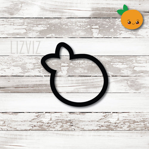 Orange Cookie Cutter. Fruit Cookie Cutter.