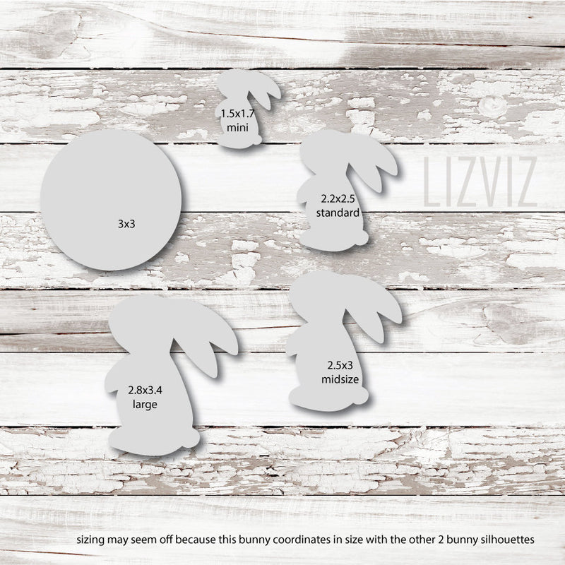 Standing Bunny Silhouette Cookie Cutter.