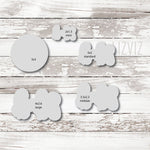 Baby plaque Cookie Cutter. 2021 Design.