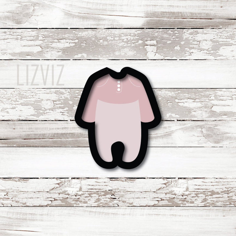 baby pajama cookie cutter