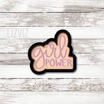 Girl Power Cookie Cutter. Woman Empowerment.