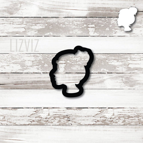 Woman Silhouette Cookie Cutter. Woman Empowerment. Option 3