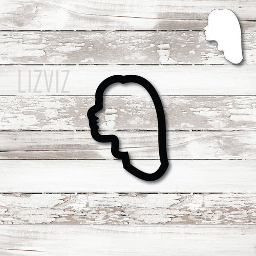 Woman Silhouette Cookie Cutter. Woman Empowerment. Option 4