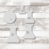 Science Cookie Cutter. Erlenmeyer Flask cookie cutter. Back to School Cookie Cutter.