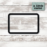 Round Rectangle Cookie Cutter.