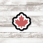 Maple Leaf Cookie Cutter. Canada Day Cookie Cutter.