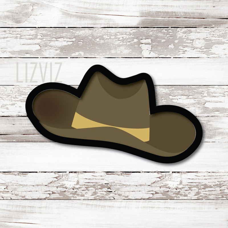 Cowboy Hat Cookie Cutter.