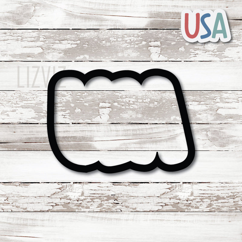 Fourth of July Cookie Cutter. USA.