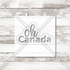 Oh Canada Cookie Stencil.