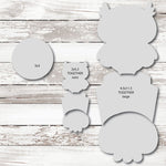 owl stack cookie cutter set