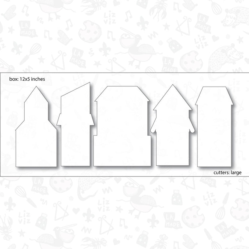 Gingerbread House Cookie Cutter. Christmas Cookie Cutter. Large fits 12x5 box.