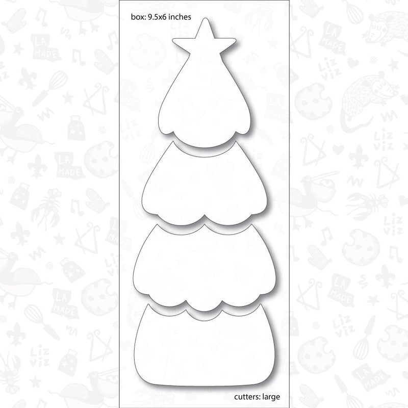 Christmas Tree Cookie Cutter. Christmas Cookie Cutter. Large fits 12x5 box.