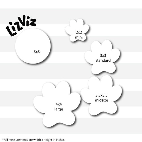 Paw Print Cookie Cutter. Dog Paw Cookie Cutter.