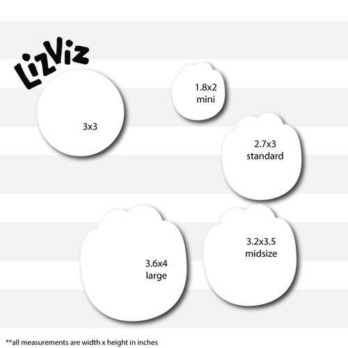 Paw Print Cookie Cutter. Cat Paw Cookie Cutter.