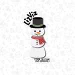 Snowman Cookie Cutter. Christmas Cookie Cutter. Snowman Cookie Cutter Set. Large fits 12x5 box.