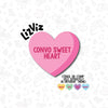 Conversation Heart Cookie Cutter. Multi Cut. 9 mini Hearts. 2 inch hearts.