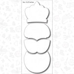 Mardi Gras Cookie Cutter Stack. 4 cutter set.