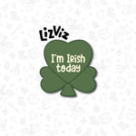 Clover Cookie Cutter. Tall 2022 design. St. Patrick's Day Cookie Cutter.