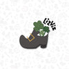 St. Patrick's Day Cookie Cutter. Leprechaun Shoe with Clovers
