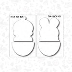 Easter Cookie Cutter. 3 piece set. Chick and Bunny in Egg.