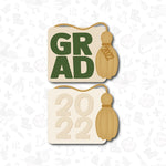 Graduation Cookie Cutter. Cookie cutter Square with Tassel.