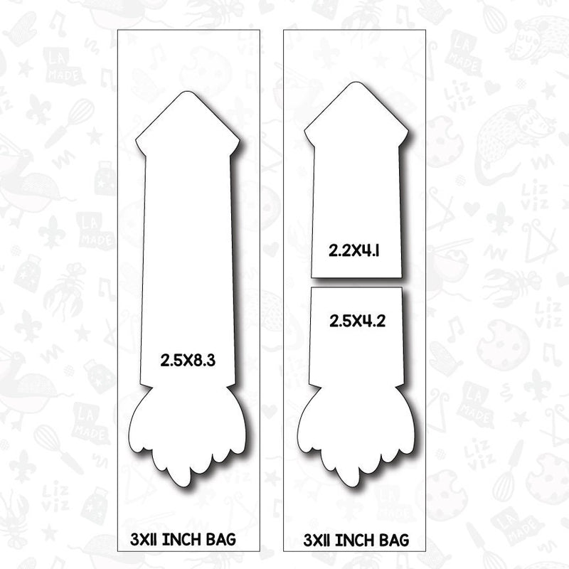 Fourth of July cookie cutter. Long Firework Cookie Cutter. 2022 design.