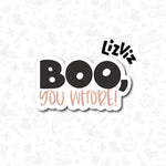 Boo cookie cutter. Halloween Cookie Cutter. With Stamp. Groovy Halloween.