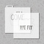 Come we Fly. Hocus Pocus Stencil. Halloween Stencil.