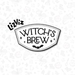 plaque cookie cutter witches brew