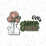 Juana be mine 420 Cookie Cutter valentine cookie cutter rose flower bong water